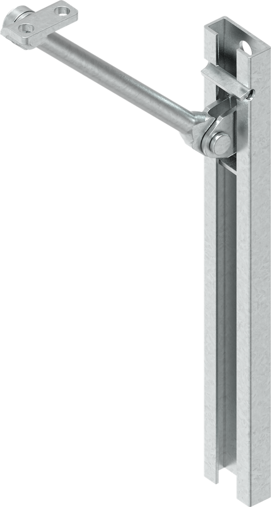 coulisseau, acier zingué