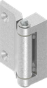 180° Hinge, Zinc die raw
