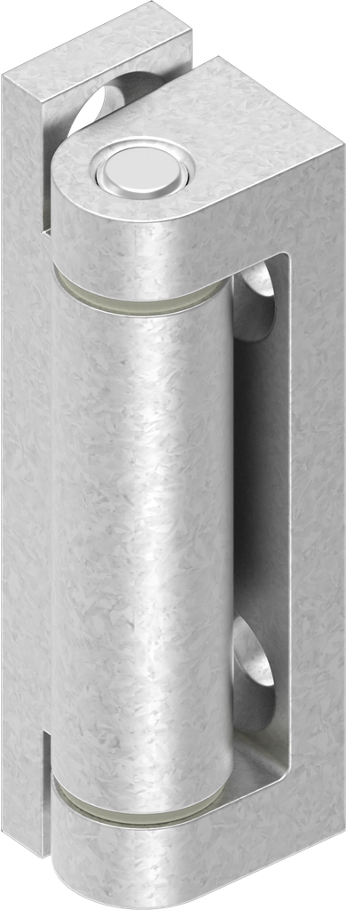 Scharnier, Zamak onbehandeld