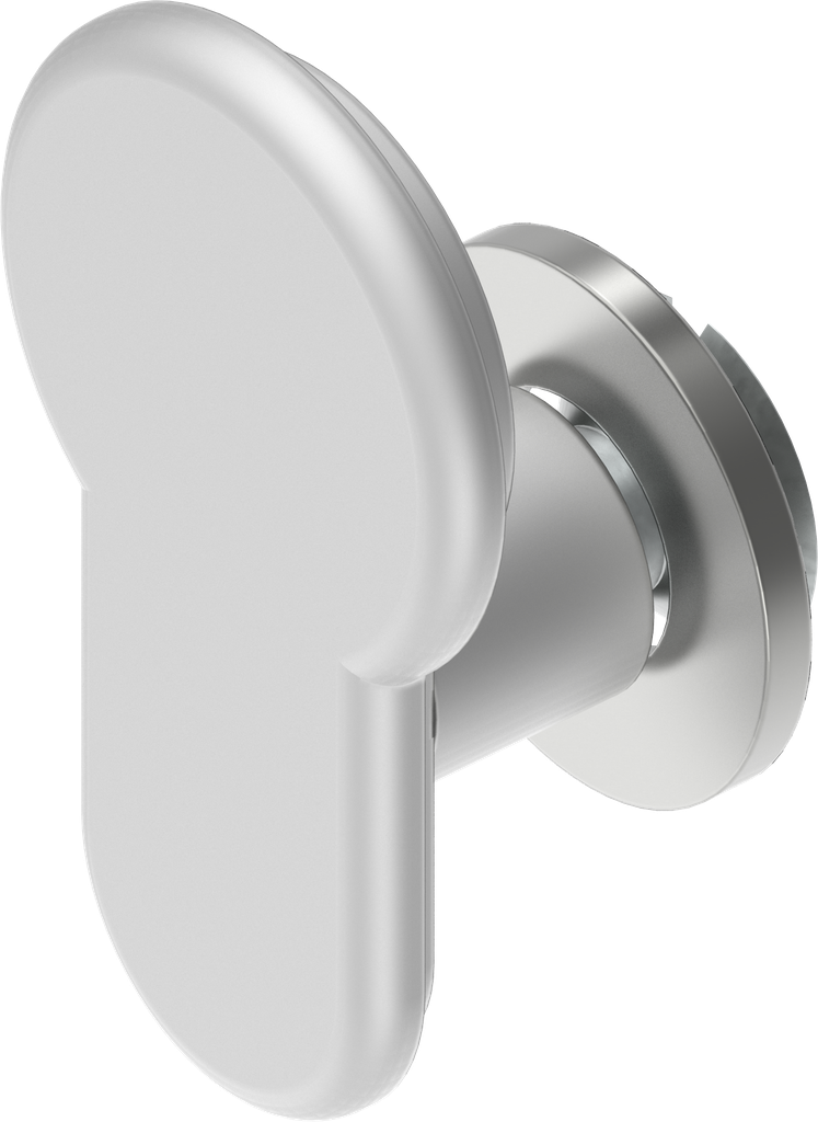 Blind plug for profile half cylinder cut out, Aluminium