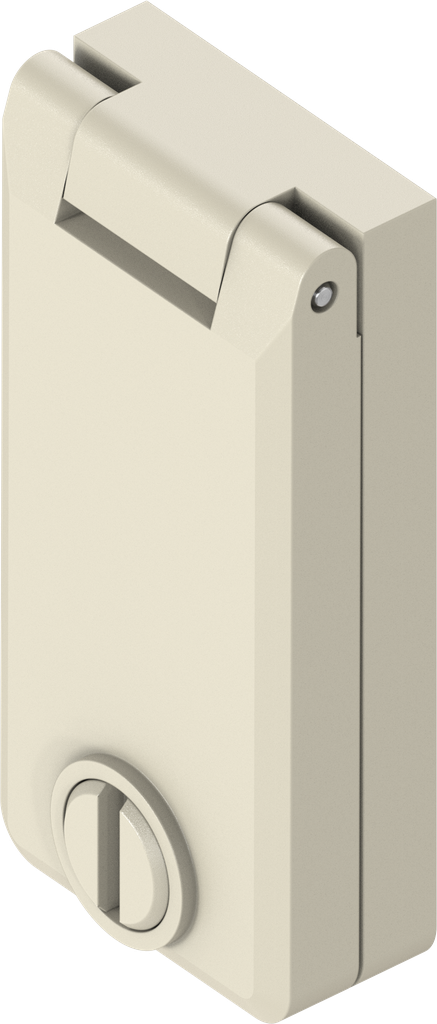 capotage pour demi-cylindre, polyamide gris silex