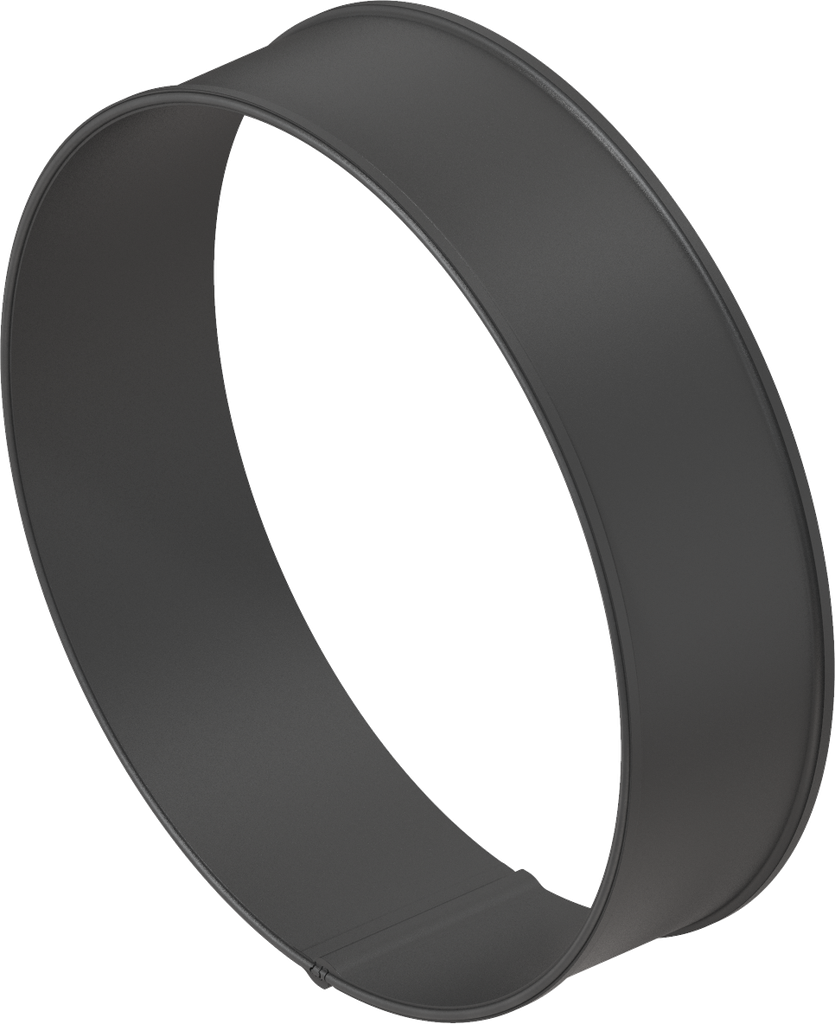 Steunring voor kijkvenster rond, geschuimd, polyamide zwart