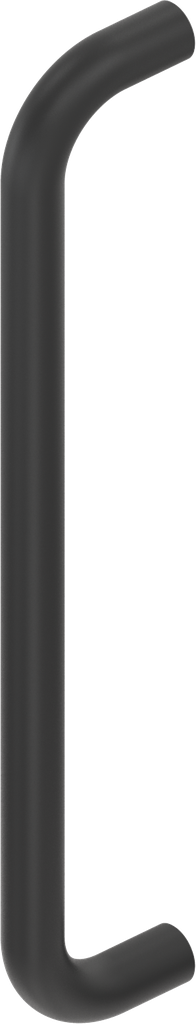 poignée, aluminium revêtu en matière plastique noir