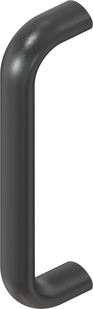 Handgreep, Aluminium zwart plastic gecoat