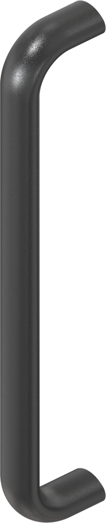 Bow-type handle, Aluminium black plastic-coated
