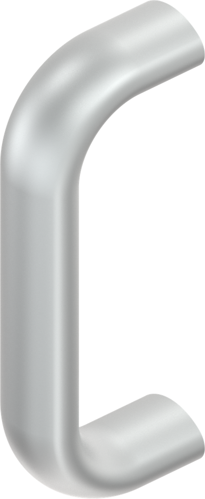 poignée, aluminium brillant