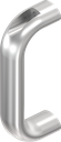 Maniglia a ponte, acciaio inox AISI 316