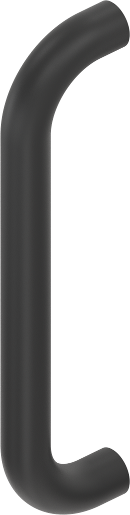 poignée, aluminium revêtu en matière plastique noir