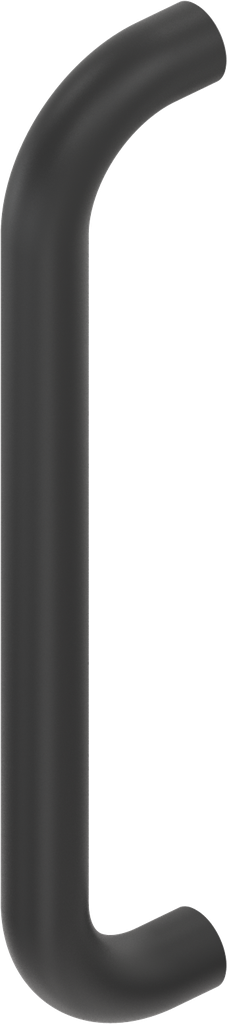 poignée, aluminium revêtu en matière plastique noir