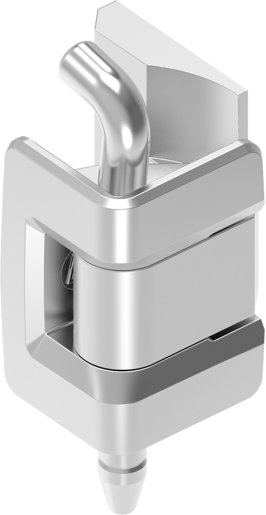 Cerniera 180°, acciaio inox AISI 316