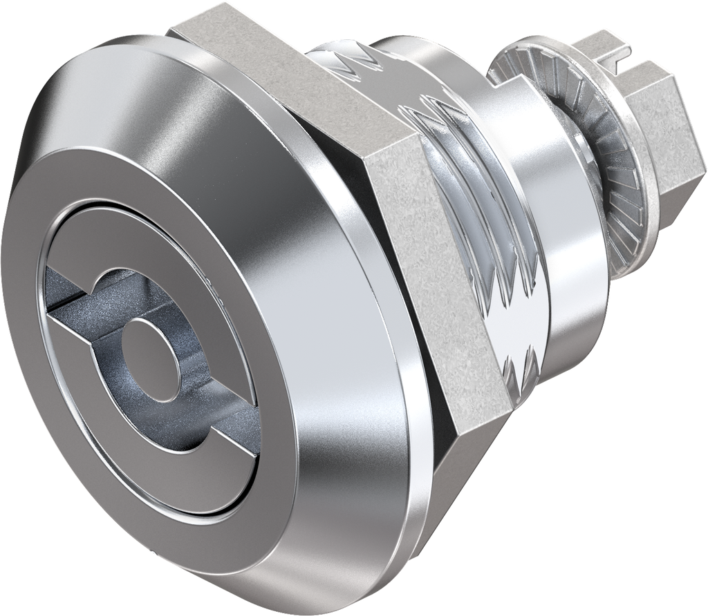 Cuarto de vuelta antivibraciones doble barra 5, zamak cromado