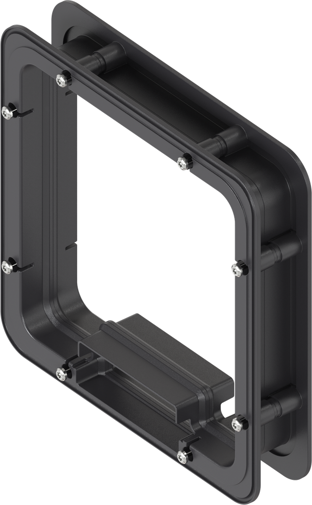 Spacer frame unfoamed for Ts = 40 mm, ABS black