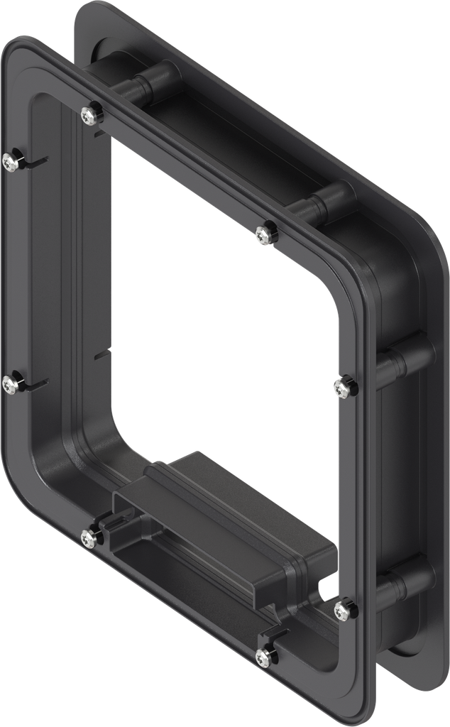 Telaio distanziatore non schiumato per Ts = 40 mm, ABS nero