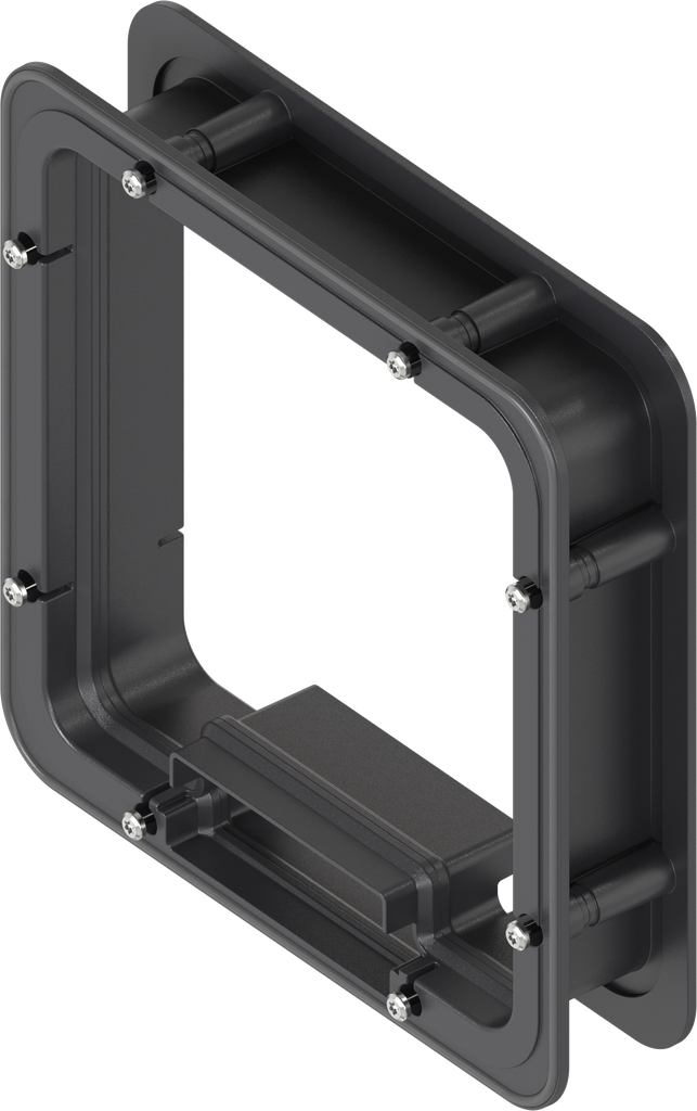 Telaio distanziale schiumato per Ts = 45 mm, ABS nero