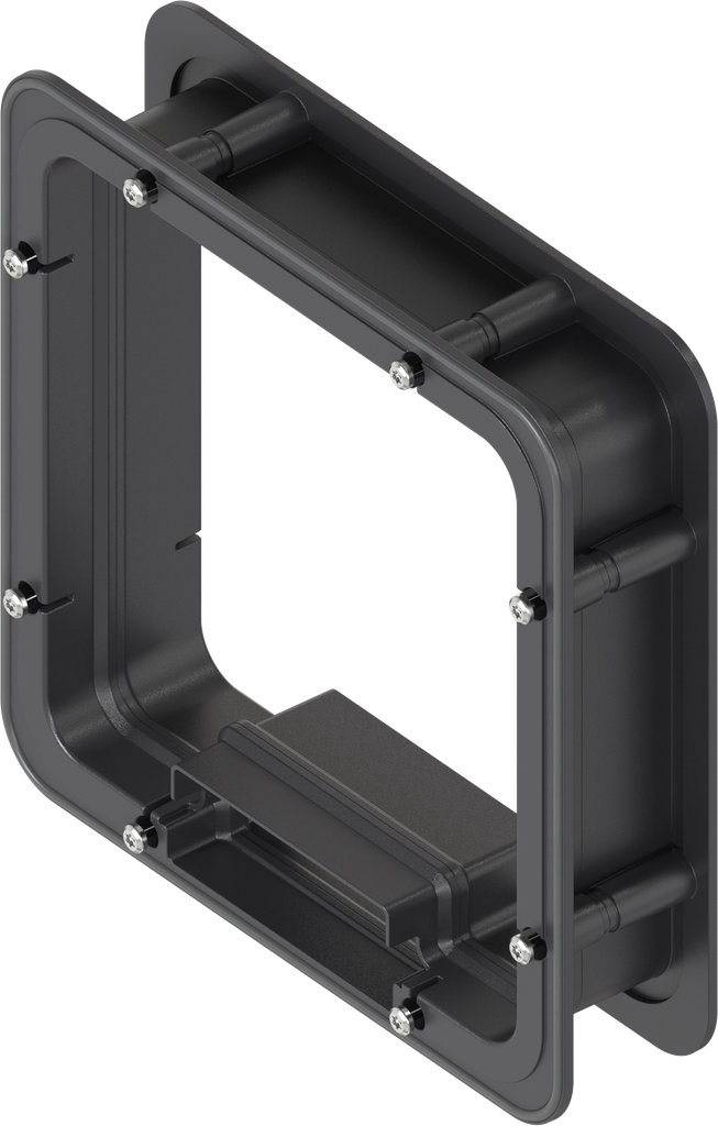 Marco espaciador espumado para Ts = 50 mm, ABS negro