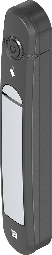 Zamak gepoedercoat in wit aluminium en polyamide GV zwart