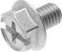 Locking screw M6 x 8, Steel zinc-plated