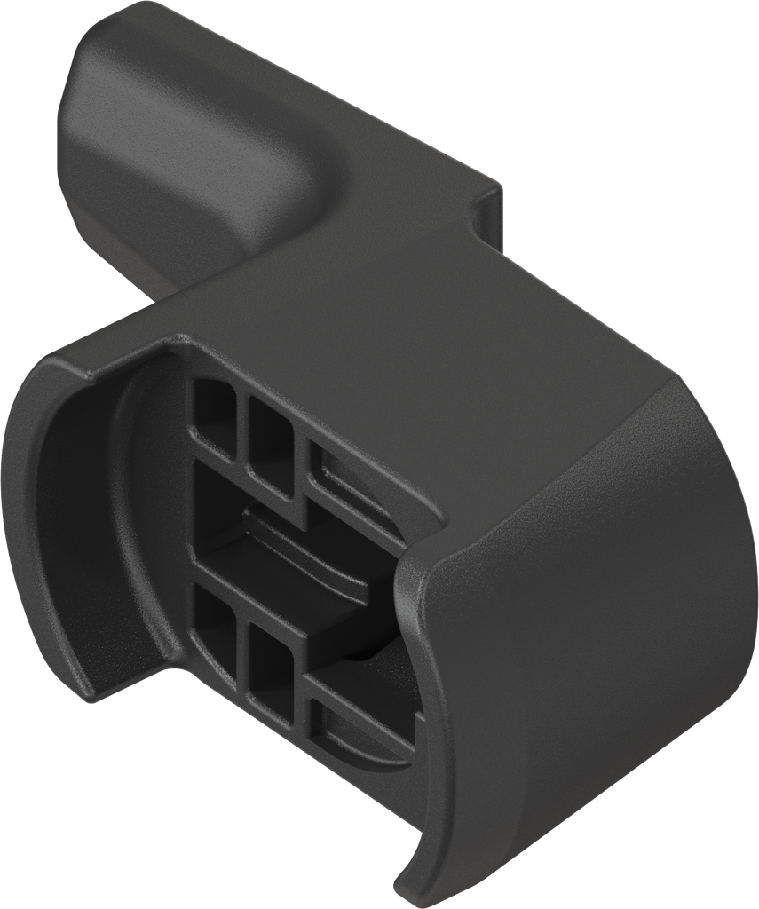 Rastzunge H = 22 mm, Polyamid GF schwarz