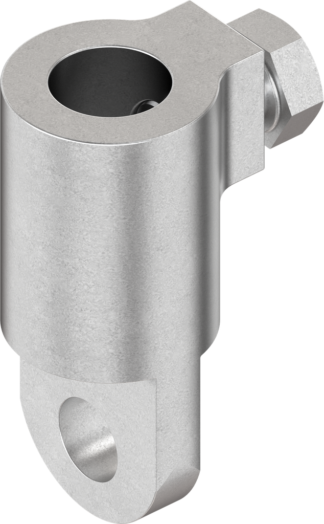 Adapter für Rundstange, GD-Zn verzinkt