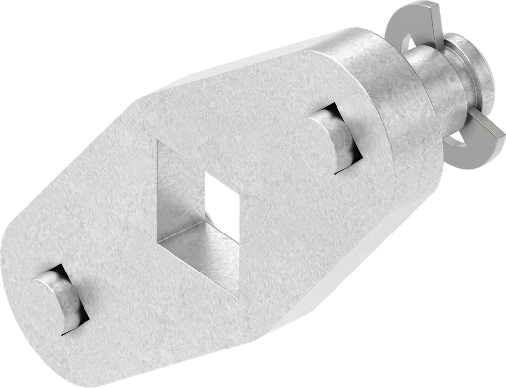 Conexión de varillas, acero galvanizado