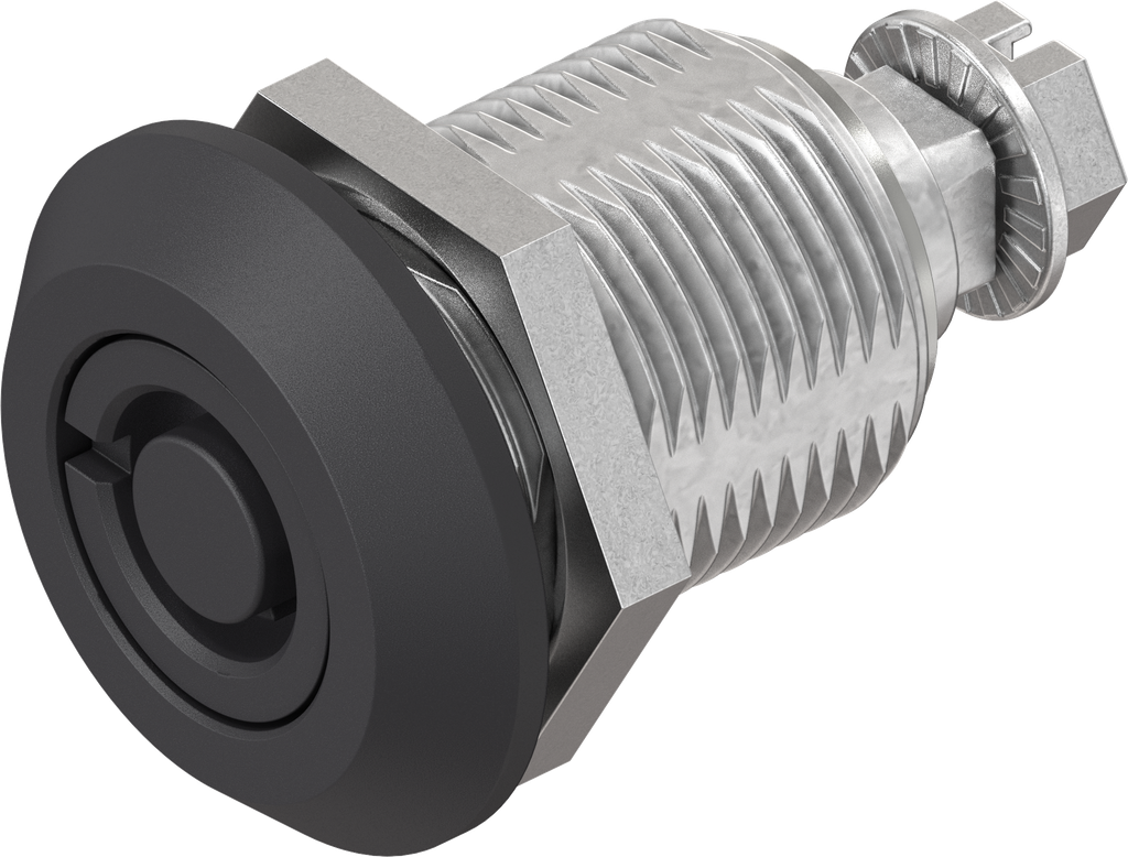 Draai-span-slot tubus, Zamak zwart gepoedercoat