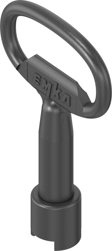 Llave para inserto corona, zamak recubierto de polvo negro