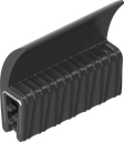 Perfil de junta para montaje a presión, EPDM 60 ± 5 Shore A negro