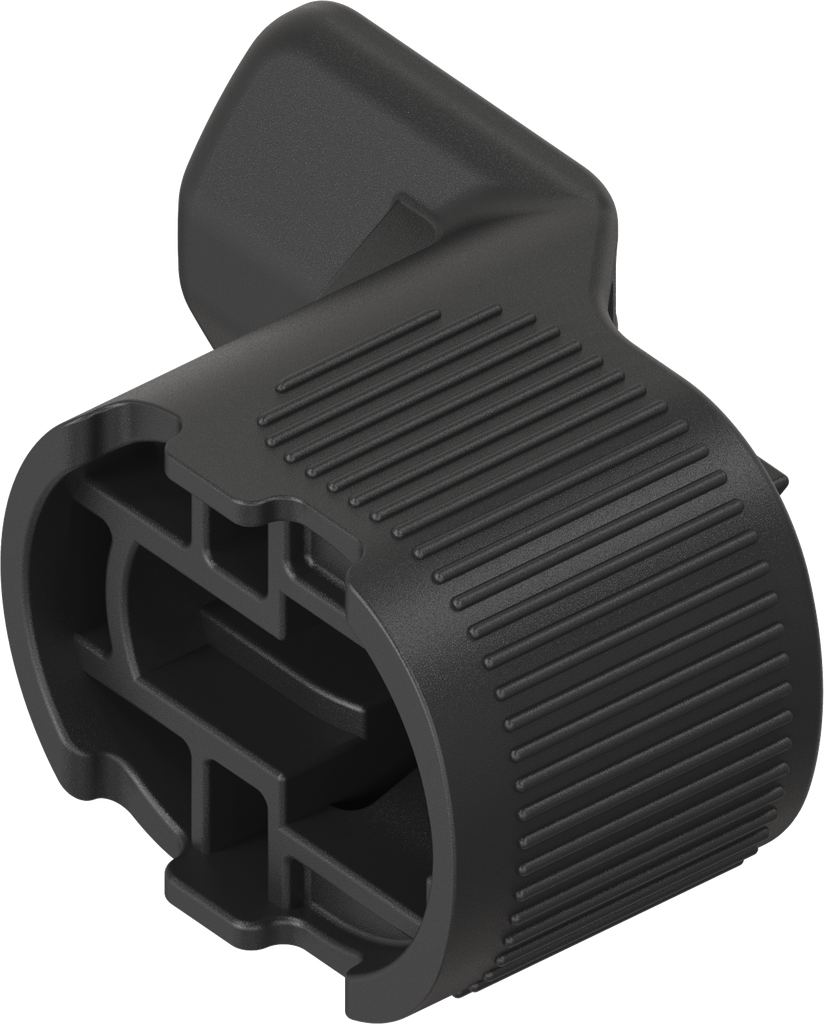 came d'encliquetage H = 19,5 mm, polyamide GF noir