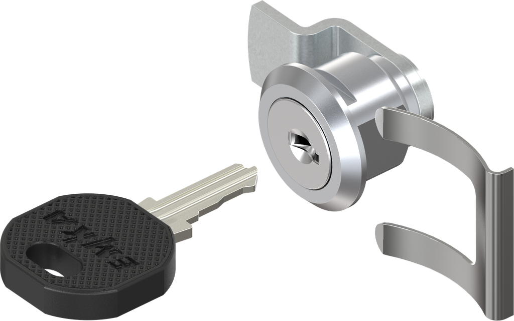 Cilinderslot verschillend sluitend, Zamak verchroomd+