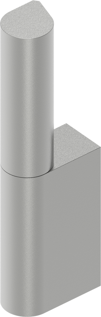 Paumelle à souder 180°, acier brut