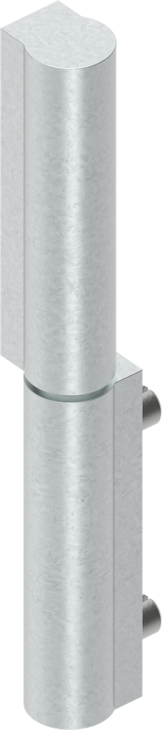 Profielscharnier opschroefbaar en aanlasbaar, Staal verzinkt