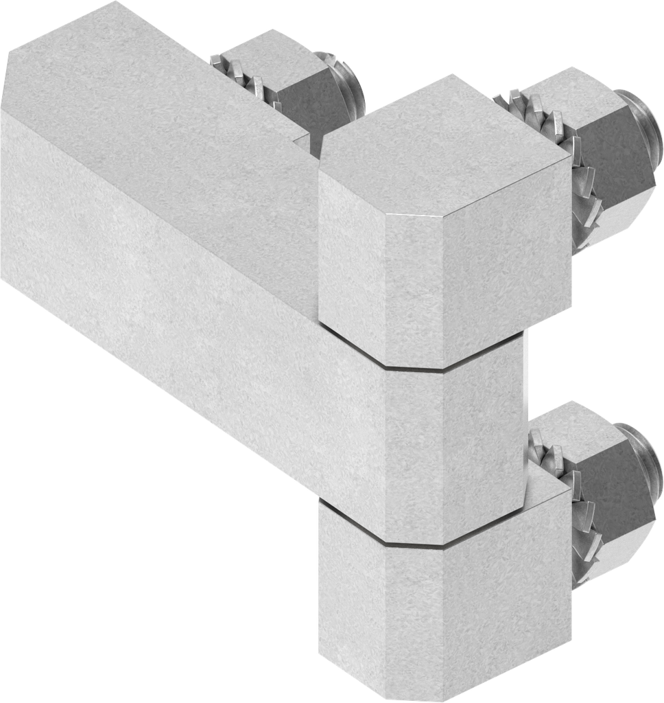 180° Scharnier, Staal verzinkt