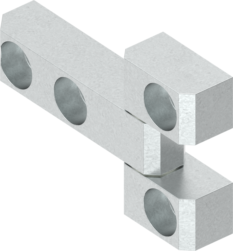 180° Scharnier, Staal verzinkt