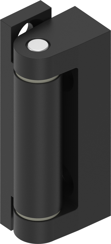 Scharnier, Zamak zwart gepoedercoat