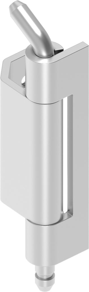 Bisagra 120°, acero inoxidable AISI 304