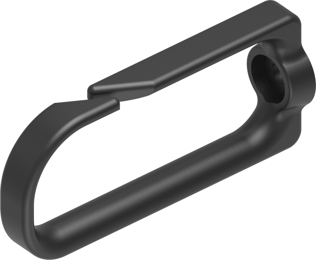 Support câble pour vis de fixation M6, PC+ABS-FR noir