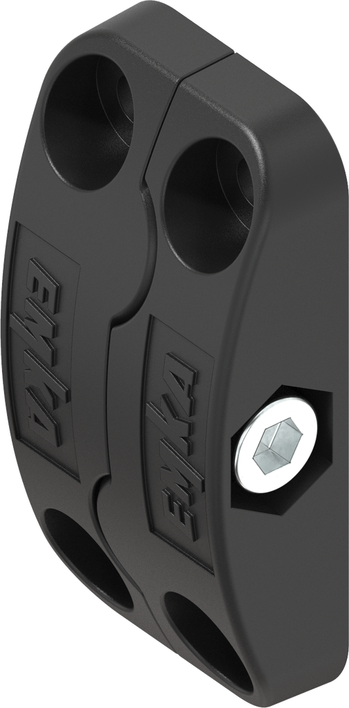 3D Unit connector without recess, Polyamide 66 GF 50 black