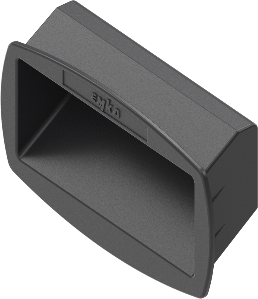 Komgreep voor Ts = 1,2 - 1,6 mm, polyamide zwart