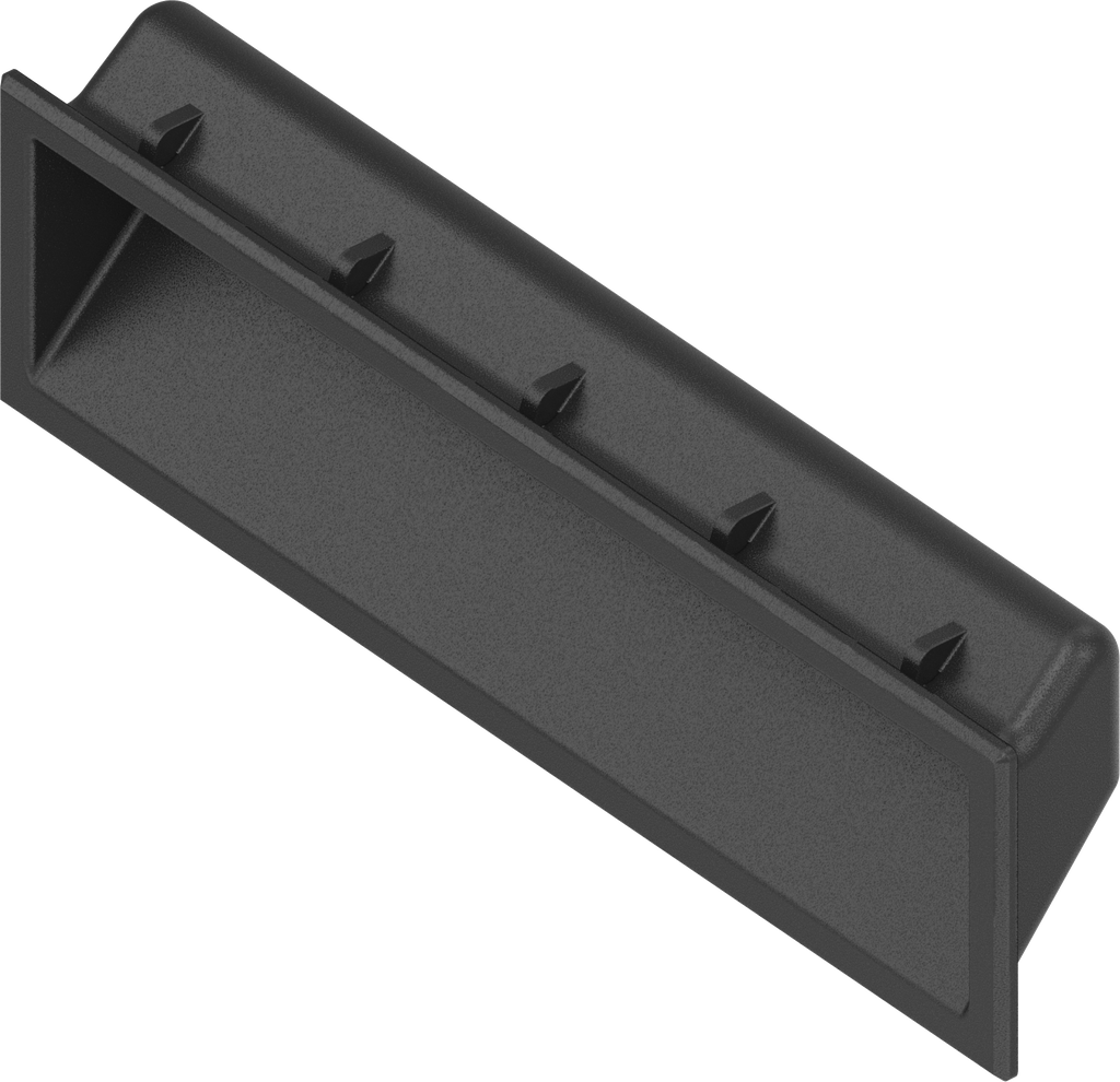 embase de poignée pour Ts 0,8 - 1,2 mm, polyamide GF noir