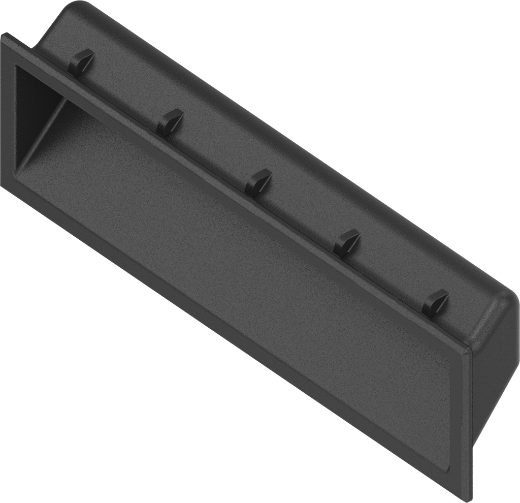 Komgreep voor Ts = 1,2 - 1,6 mm, polyamide GF zwart