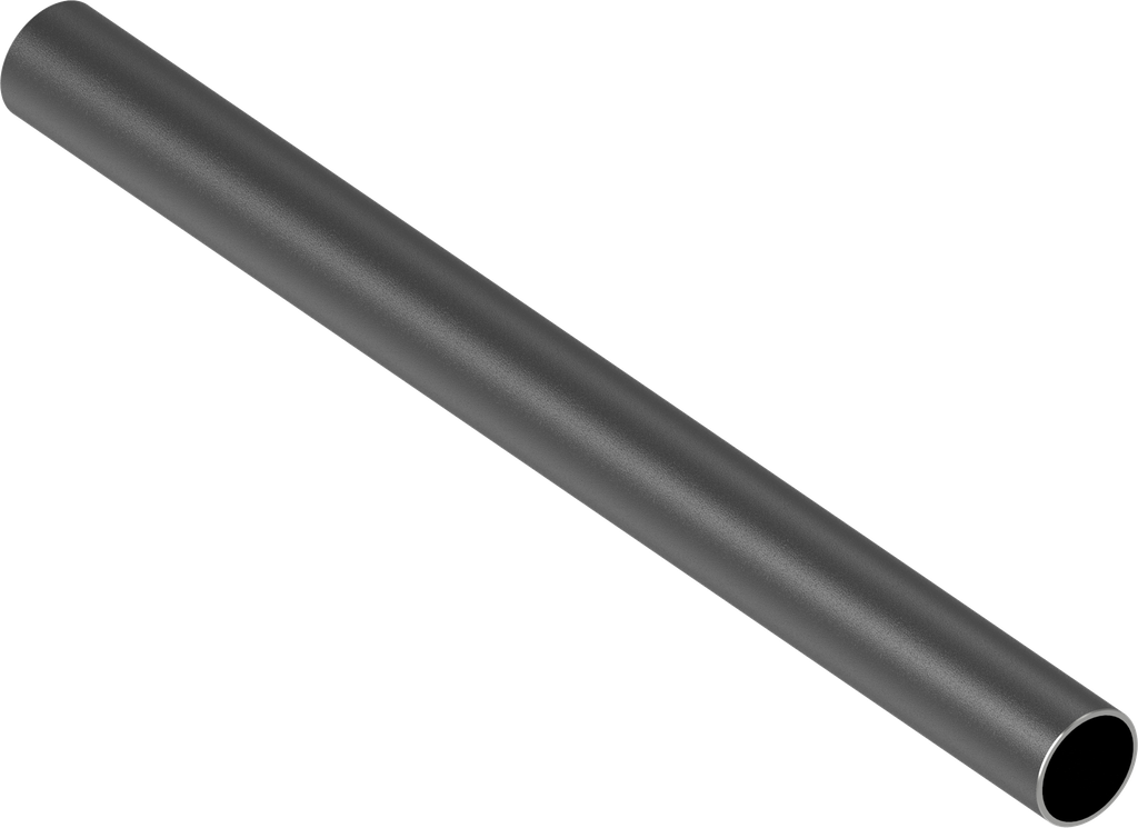 balustre en acier Ø 30, acier plastifié noir