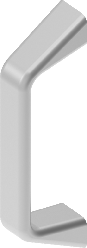 Bow-type handle, Die-cast aluminium blank