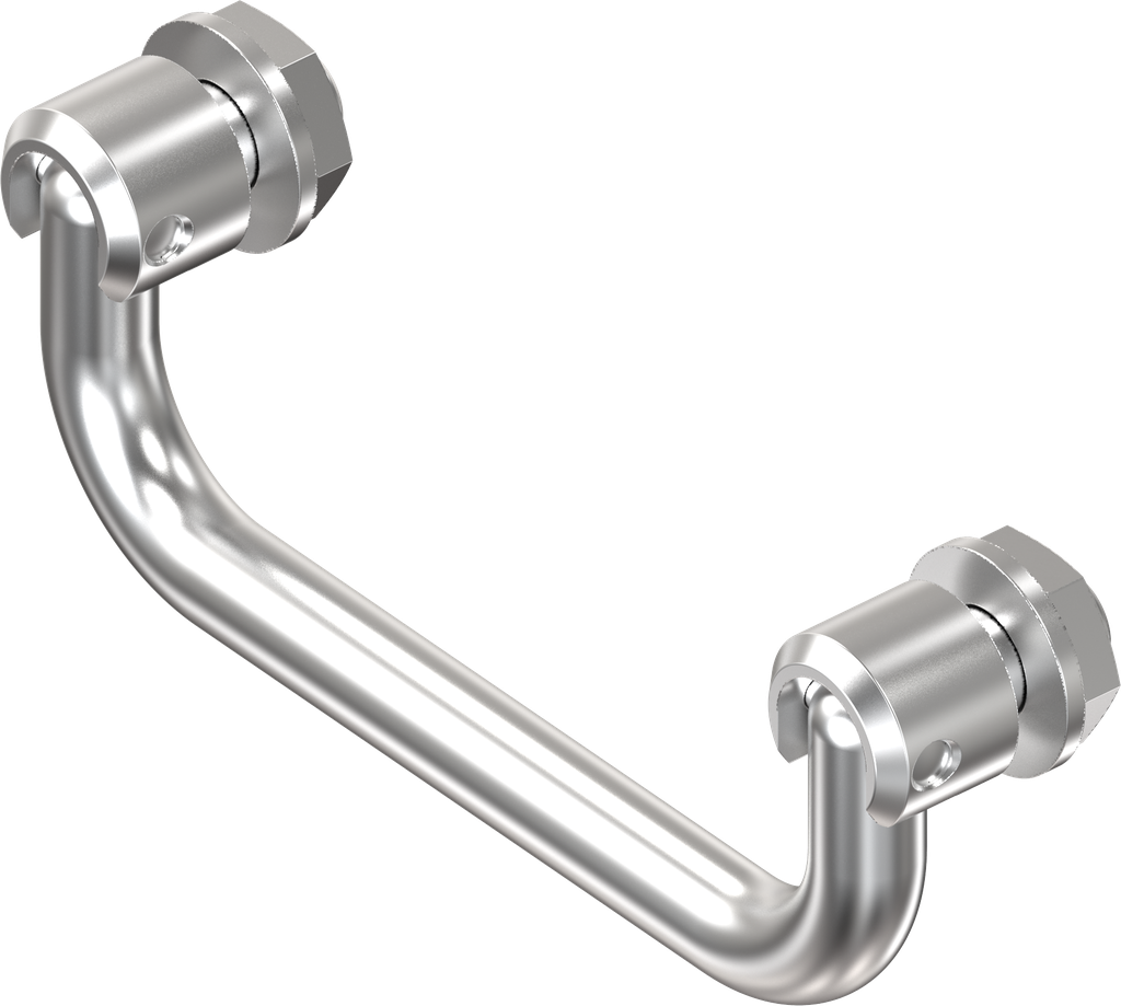 Maniglia ad incasso, acciaio inox AISI 303