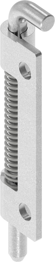 Cerniera a spina con molla sinistra, acciaio zincato