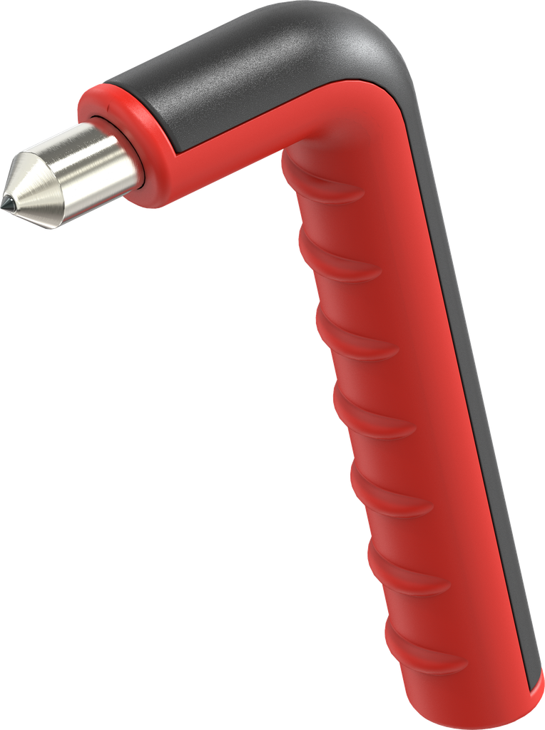 Emergency hammer Basic, Steel and poylamide red