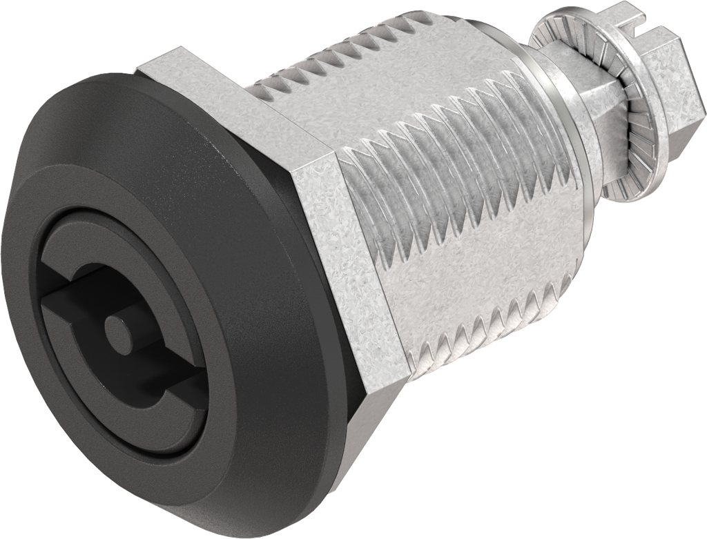 Cierre de compresión doble barra 3, zamak recubierto de polvo negro