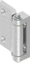 Bisagra 180°, zamak bruto