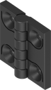 180° Clip-in hinge, Polyamide GF black