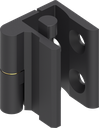 180° Scharnier, Zamak zwart gepoedercoat